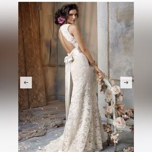 Jim Hjelm Lace Wedding Dress